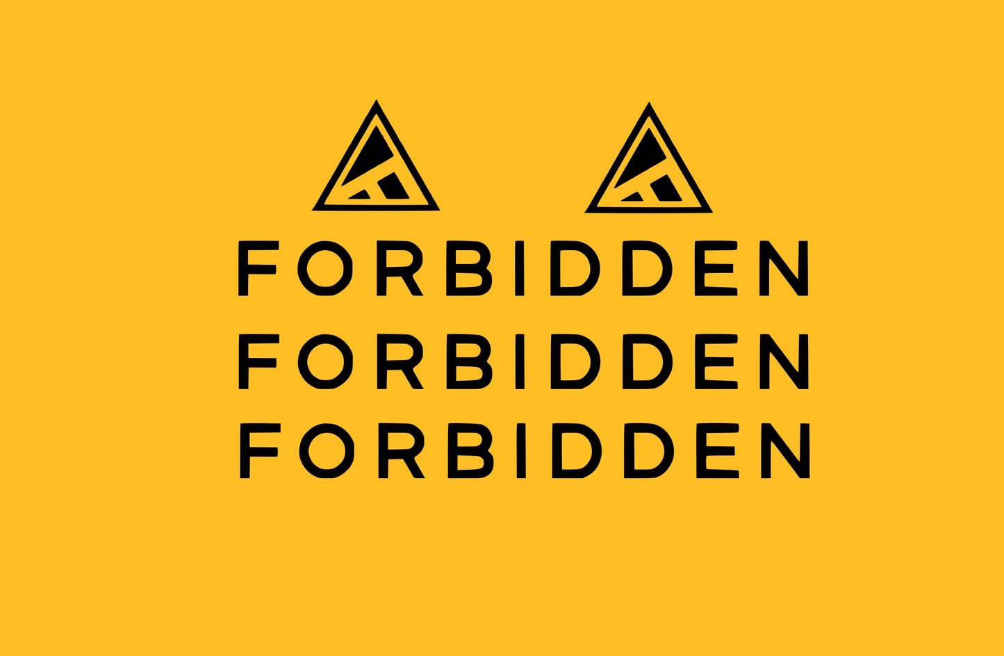 Dreadnought MTB Decals - Custom Color Forbidden Dreadnought Stickers/Decals