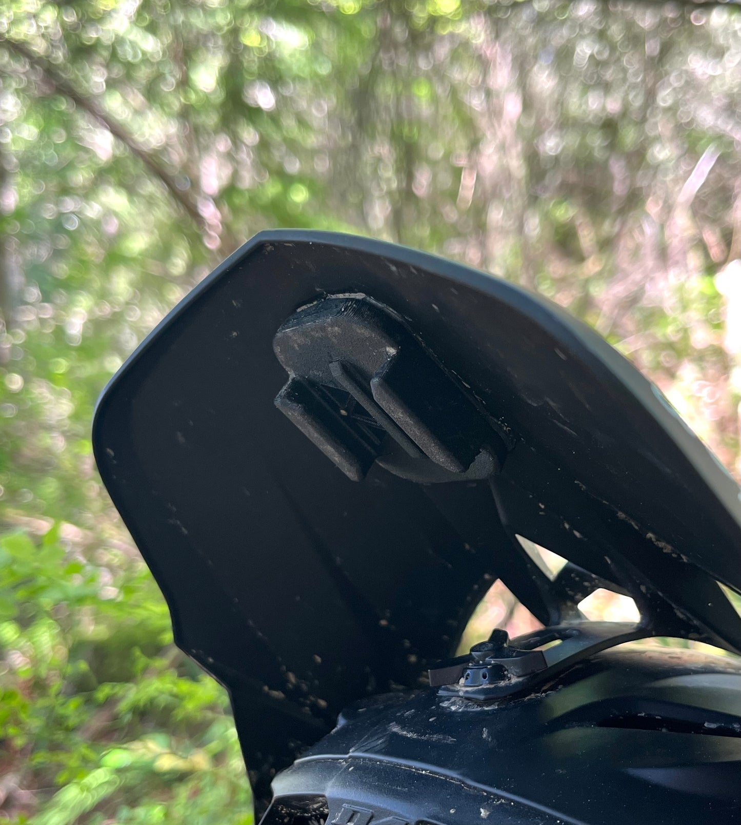 GoPro under the visor mount for TLD stage helmet